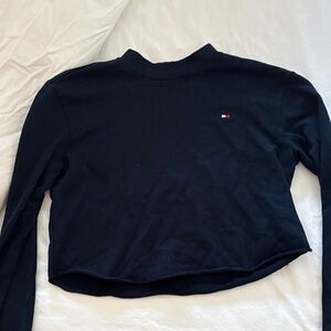 Tommy Hilfiger Women's Navy Long Sleeve Tee